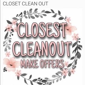 Closet clean out make me an offer